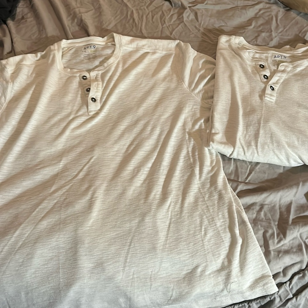 Apt 9 White polo shirts